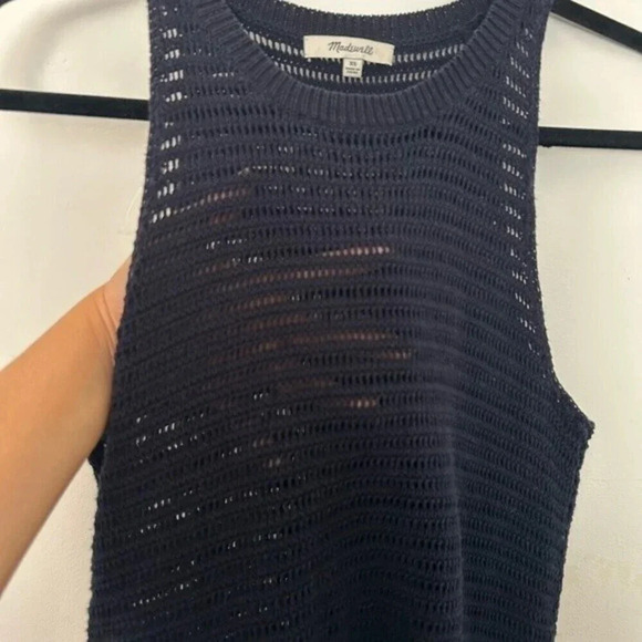 Madewell Crotchet Knit Tank Top Size XS - Picture 6 of 8